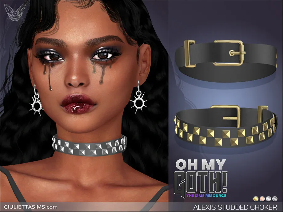Oh My Goth - Alexis Studded Choker