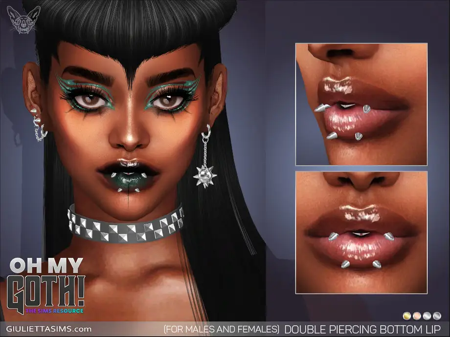 Oh My Goth - Double Piercing Bottom Lip