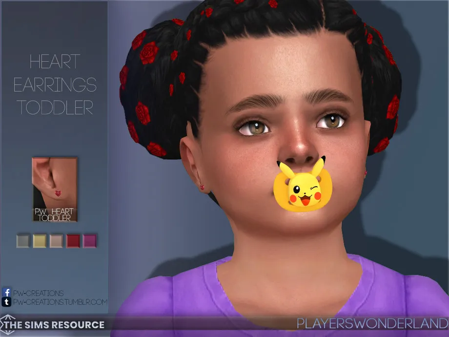 Heart Earrings Toddler