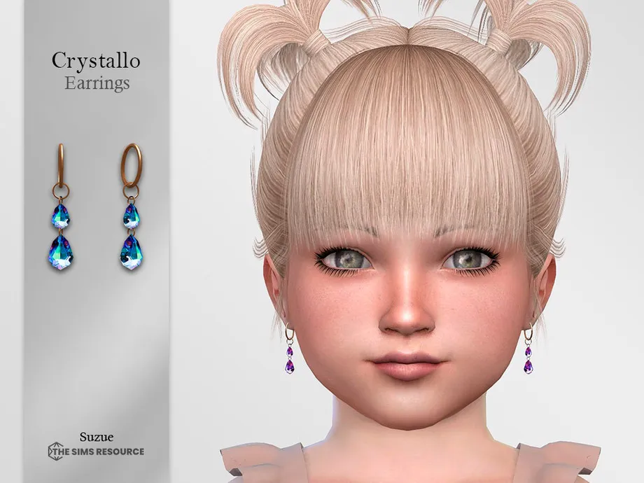 Crystallo Earrings Toddler