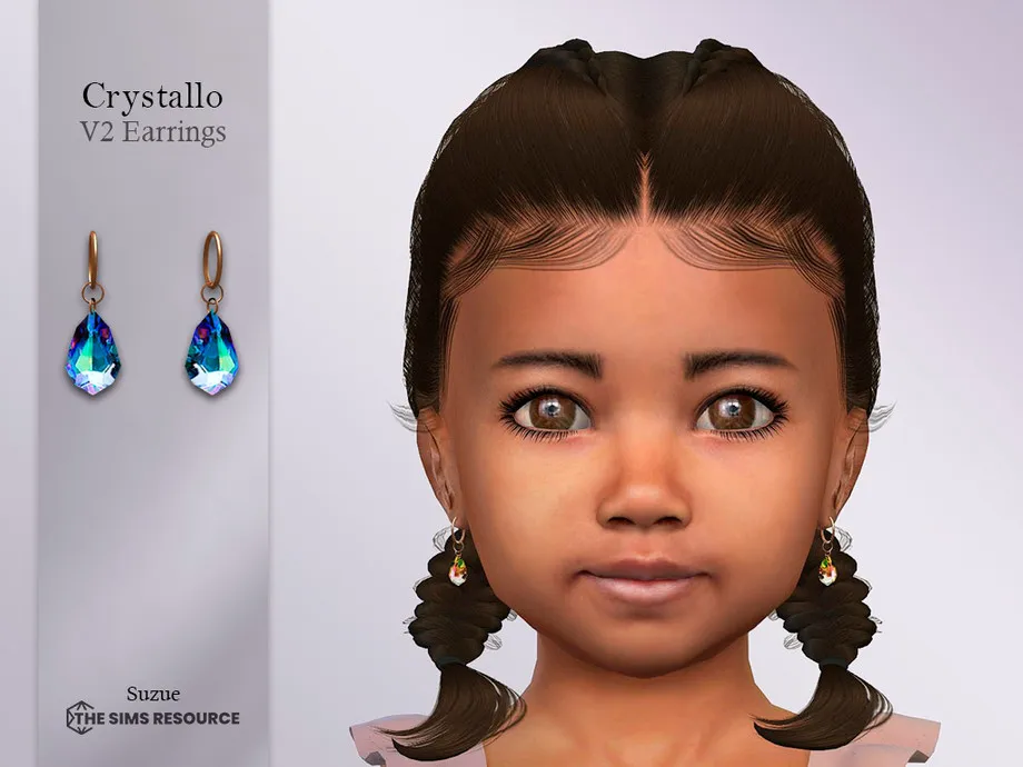 Crystallo v2 Earrings Toddler