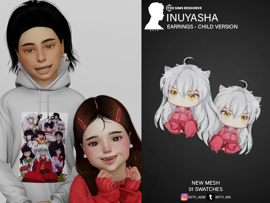 Inuyasha (Earrings Child Version)