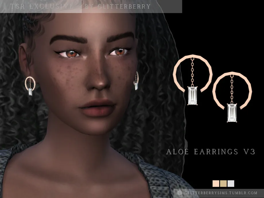 Aloe Earrings v3