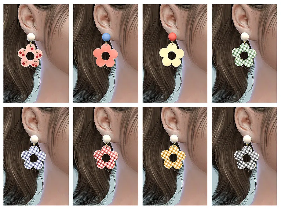 FLOWER  EARRINGS