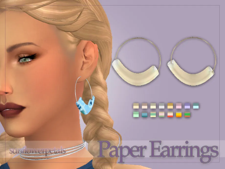Paper Earrings
