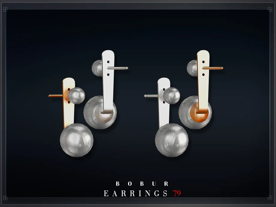 Small simple pearl earrings