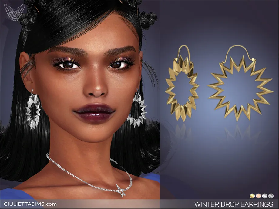 Winter Drop Earrings