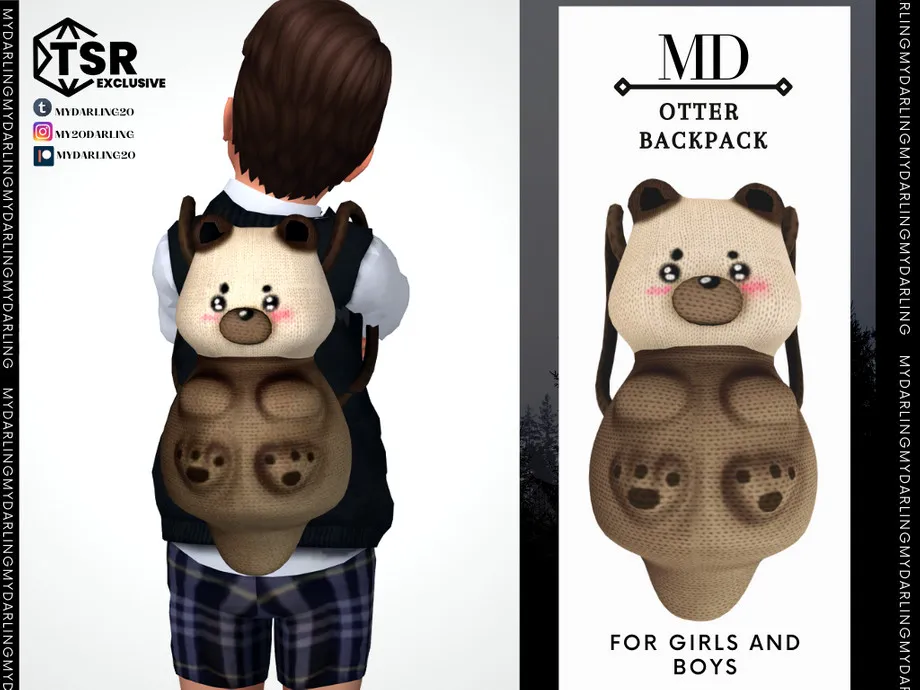 otter backpack Toddler