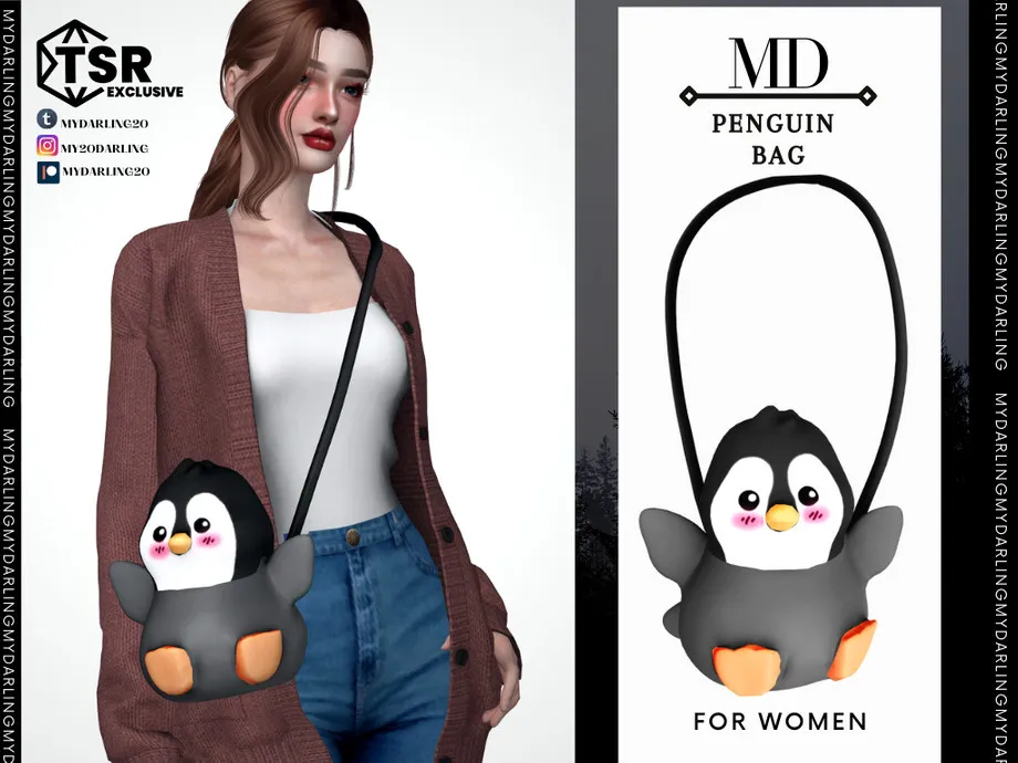 penguin bag Adult