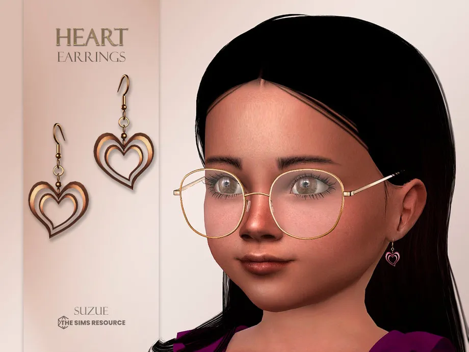 Heart Earrings Toddler