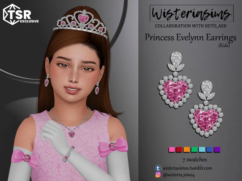 Princess Evelynn Earrings (kids)