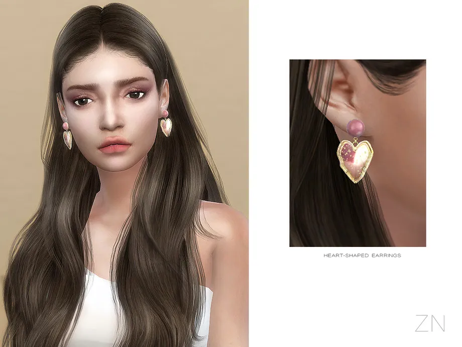 HEART-SHAPED EARRINGS