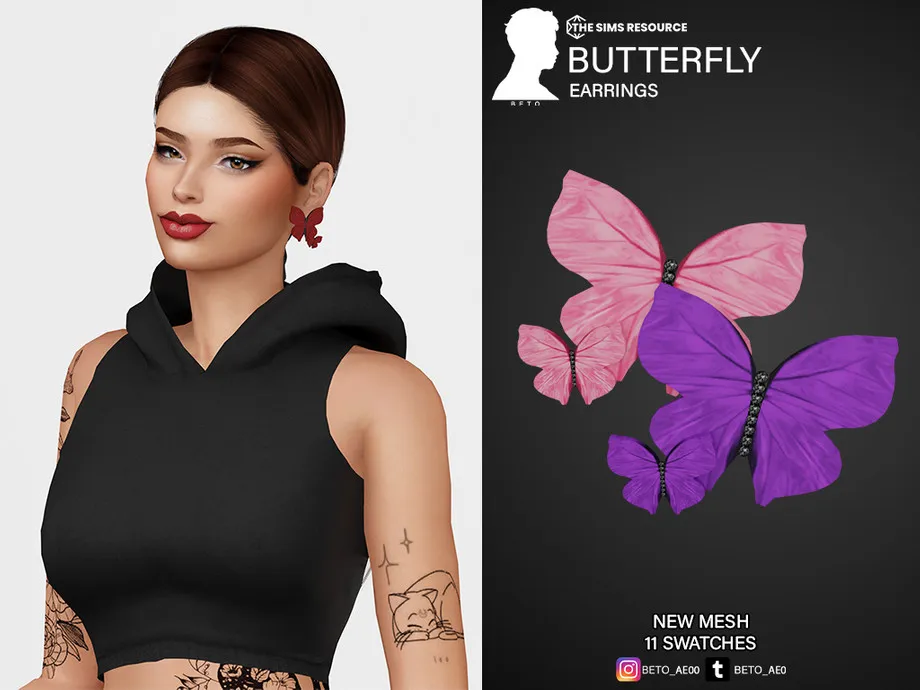 Butterfly (Earrings)