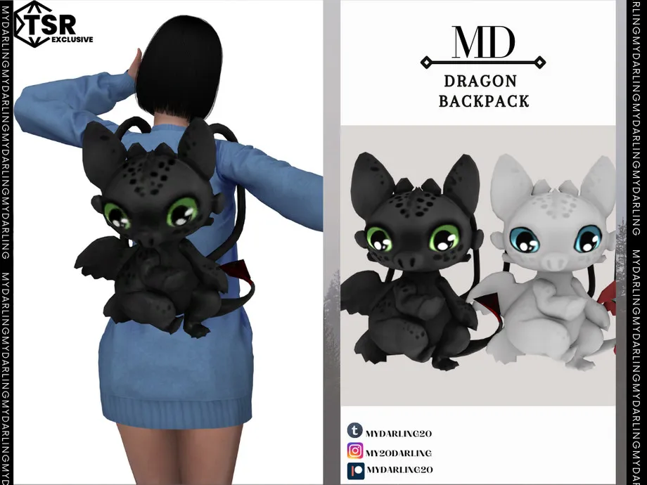adult dragon backpack