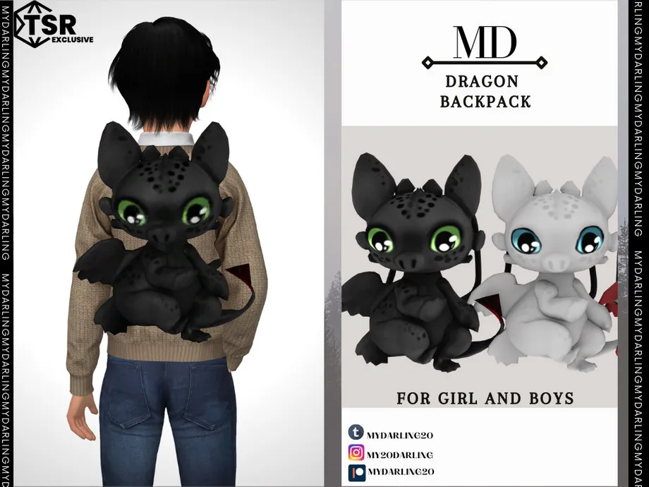 child dragon backpack