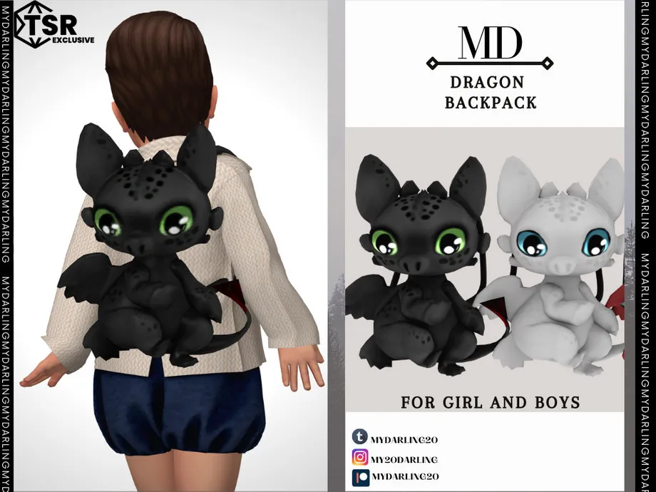 toddler dragon backpack