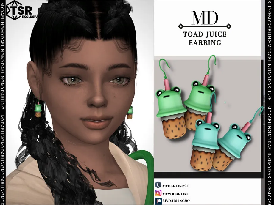 CHILD TOAD JUICE EARRINGS