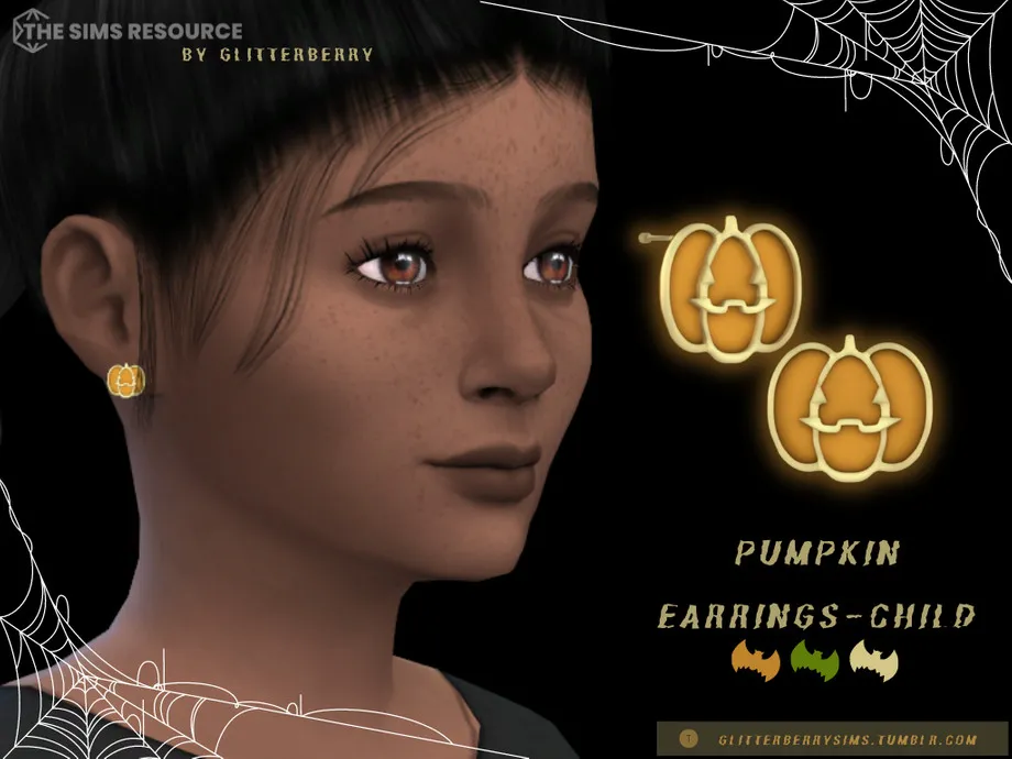 Halloween 2022- Pumpkin Earring Child