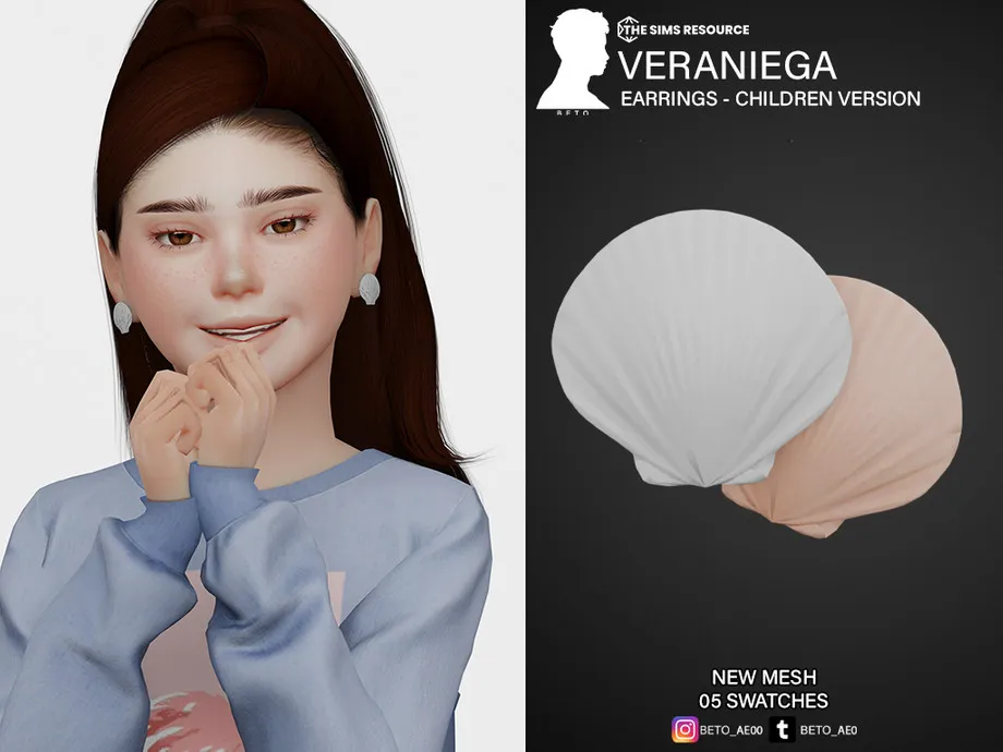 Veraniega (Earrings - Children Version)