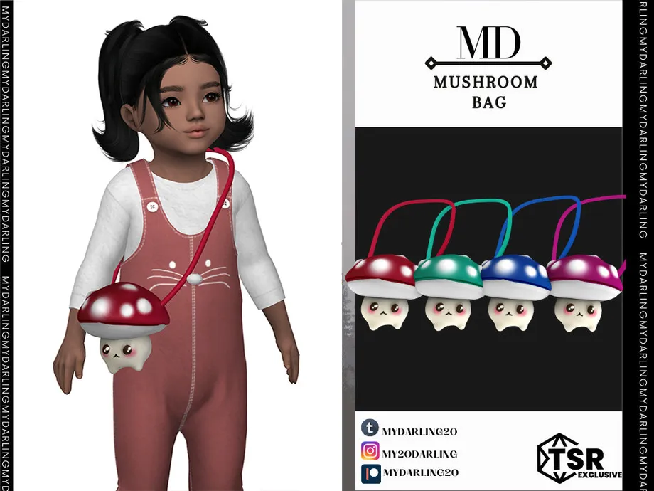 toddler mushroom bag