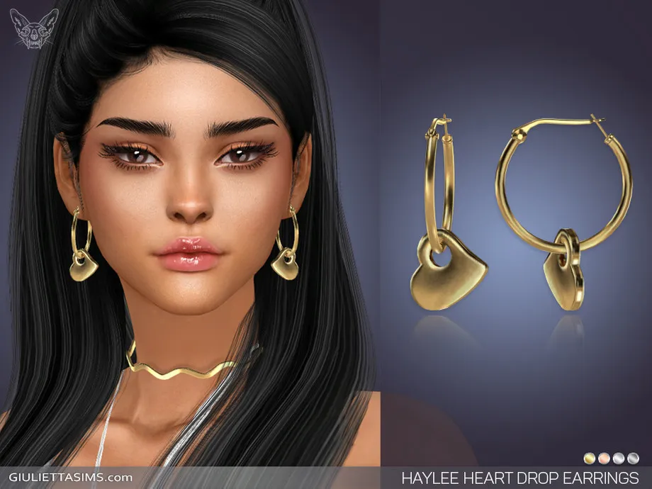 Haylee Heart Earrings