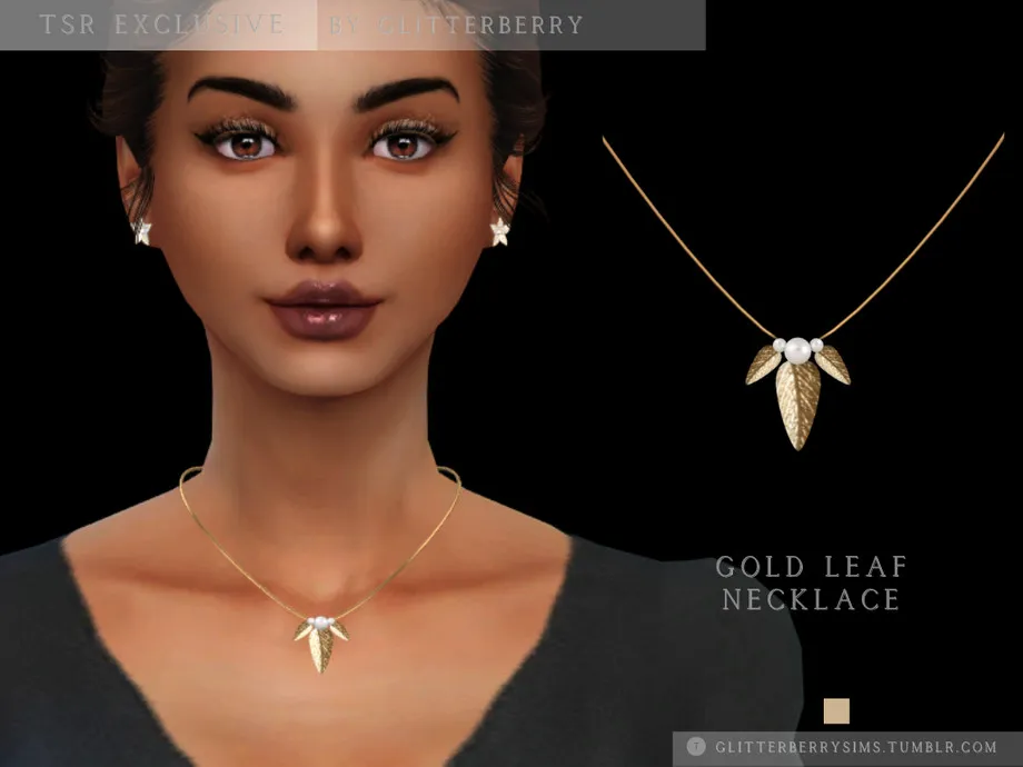 Gold Leaf Necklace