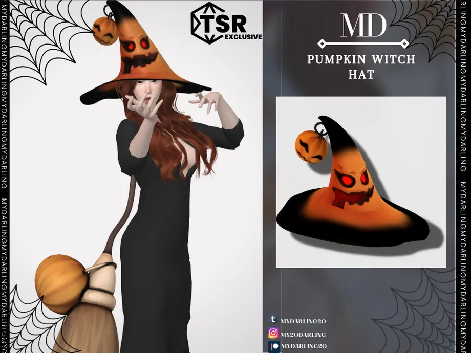 pumpkin witch hat Adult - Halloween 2022