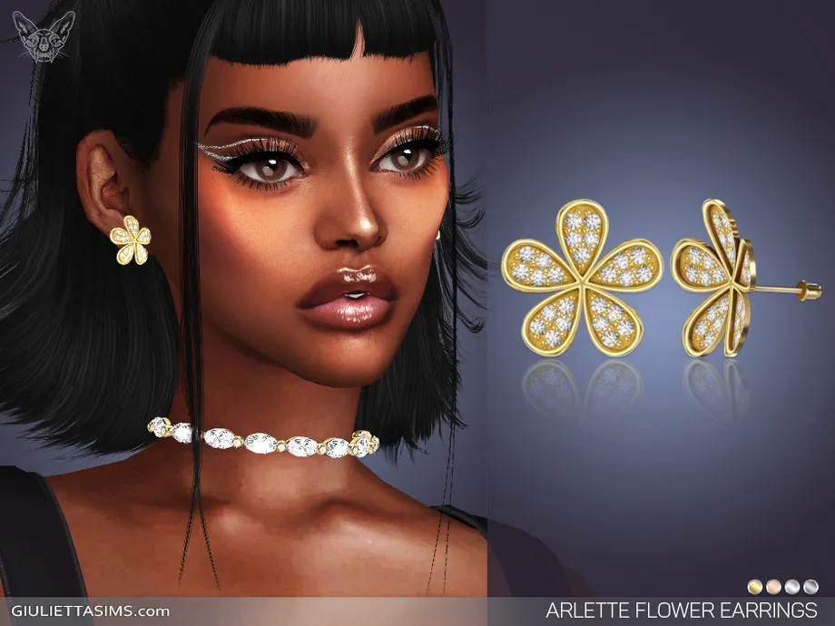 Arlette Flower Earrings