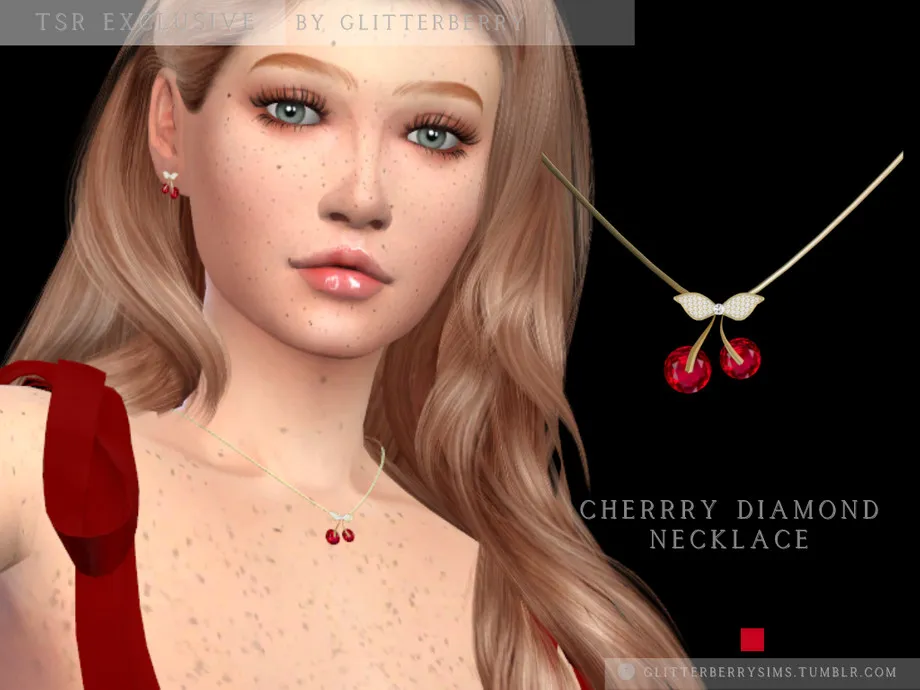 Cherry Diamond Necklace