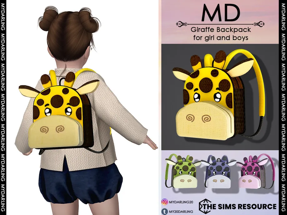 Giraffe Backpack Toddler