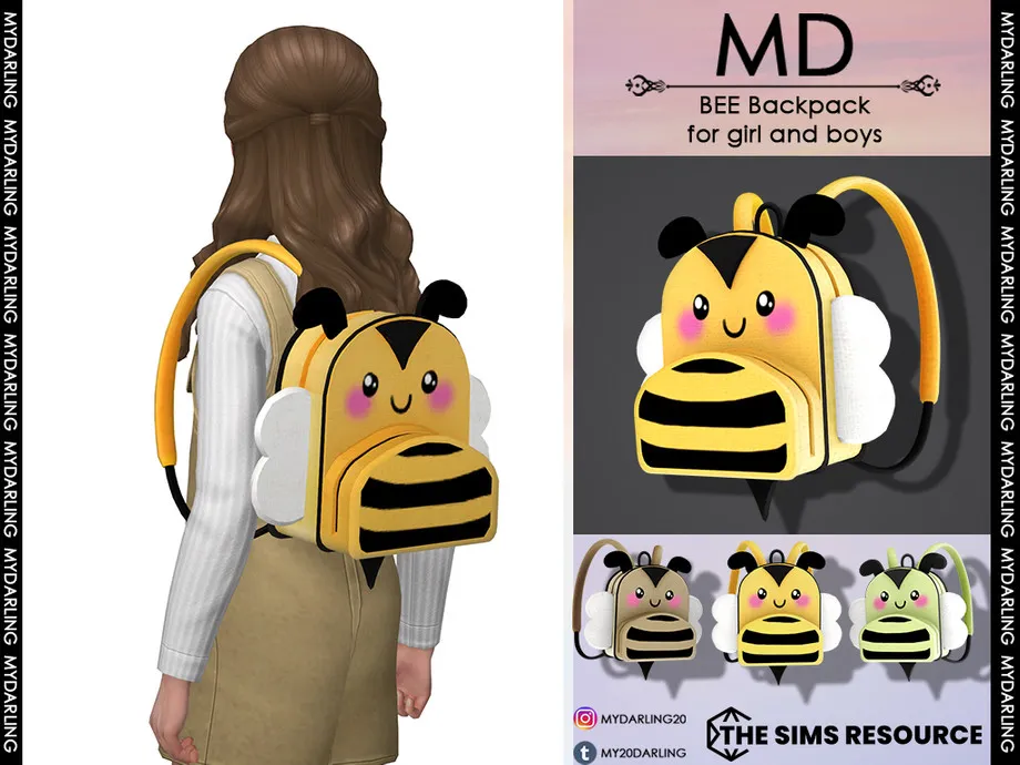 BEE BACKPACK CHILD