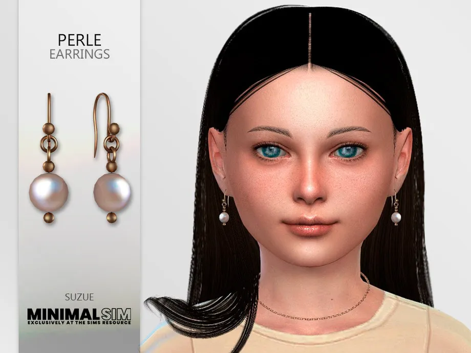 MinimalSim Perle Earrings Child