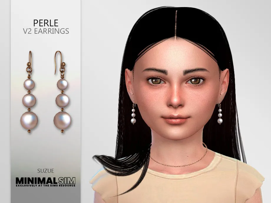 MinimalSim Perle V2 Earrings Child