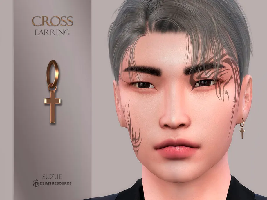 Cross Earring