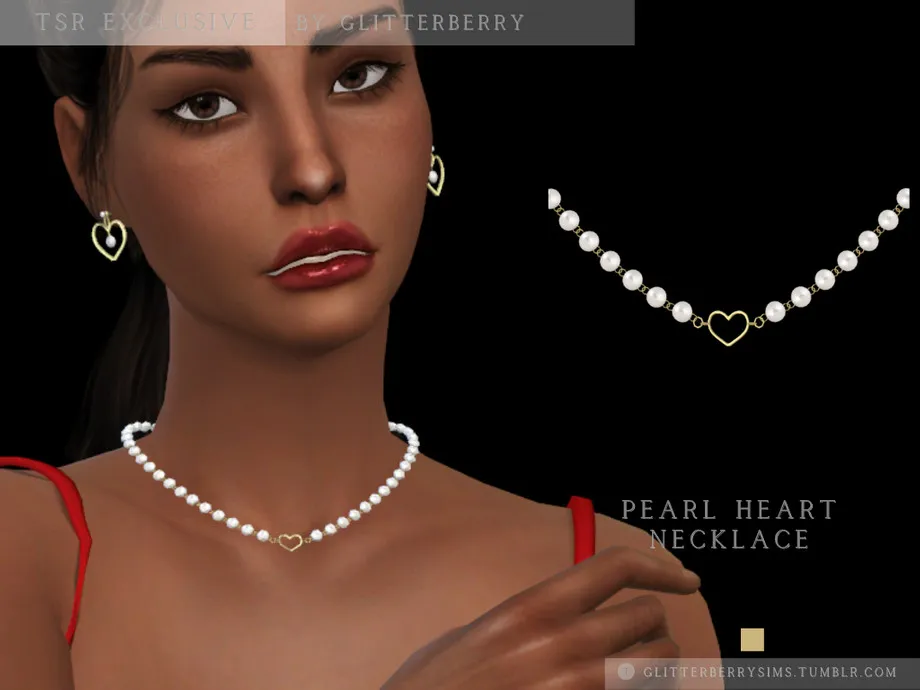 Pearl Heart Necklace