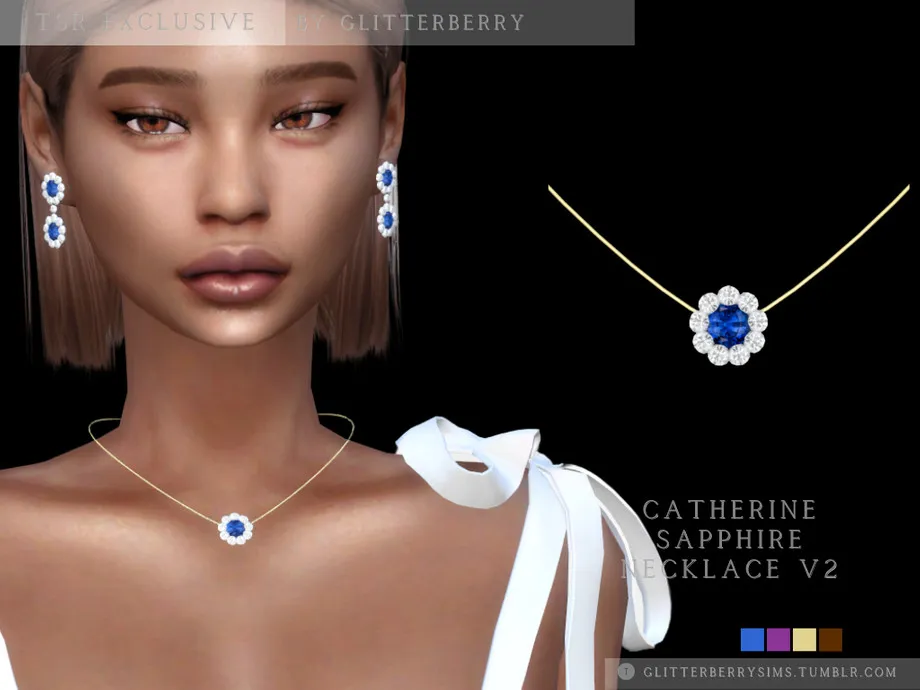 Catherine Sapphire Necklace v2