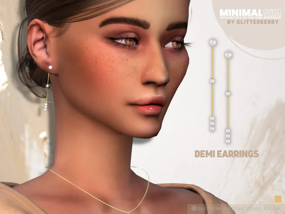 MinimalSim- Demi Earrings