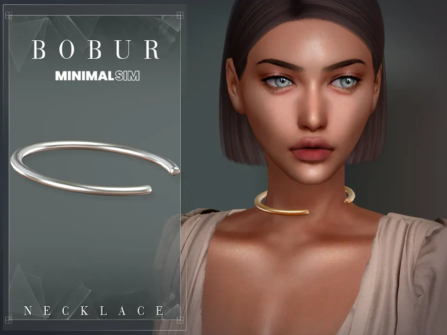 MinimalSim Simple round necklace