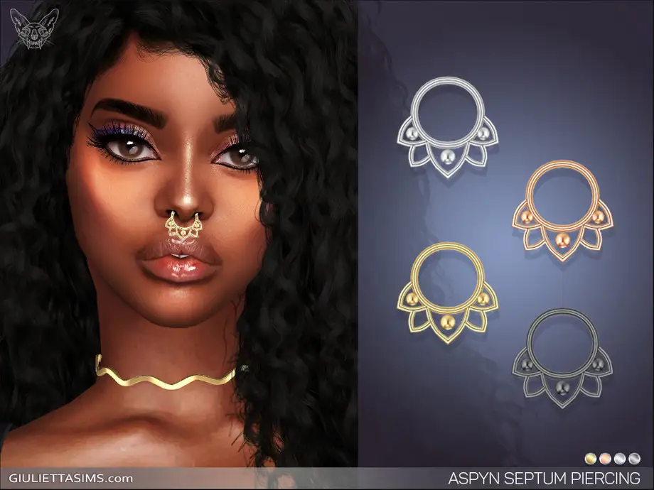 Aspyn Septum Nose Piercing