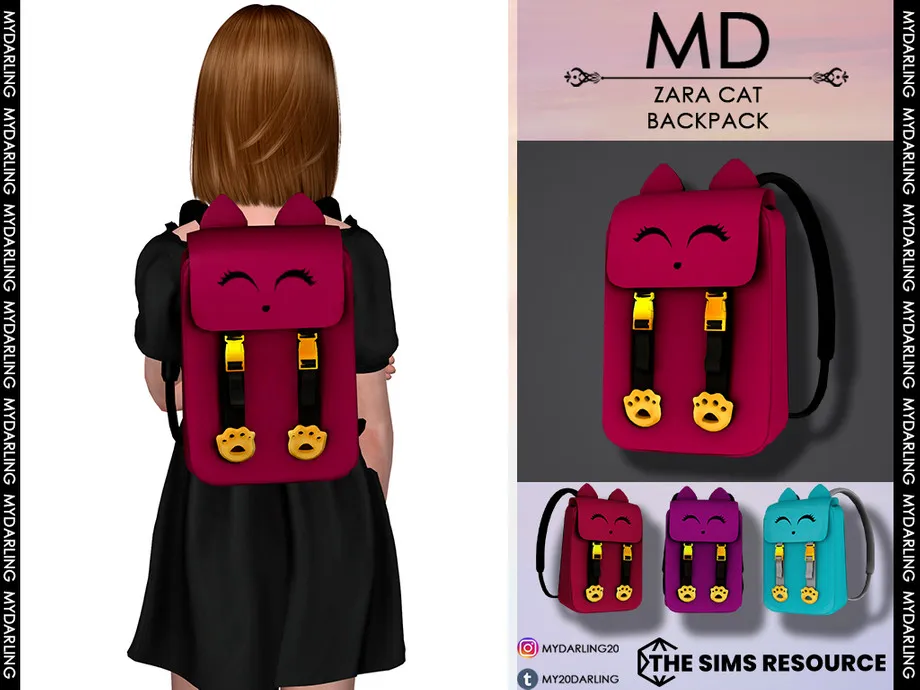 zara cat backpack CHILD