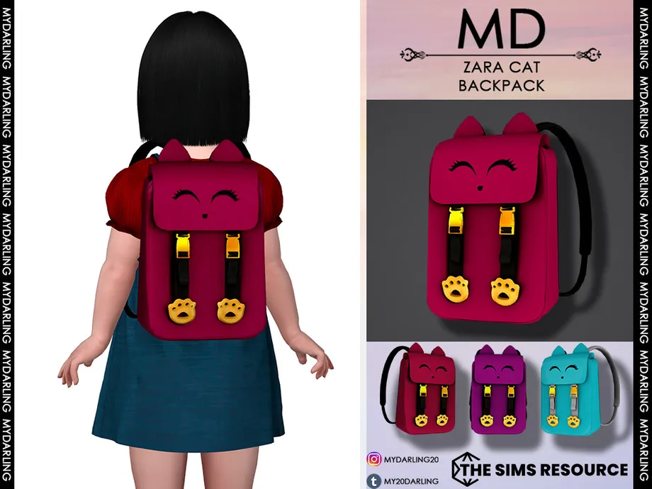 zara cat backpack TODDLER