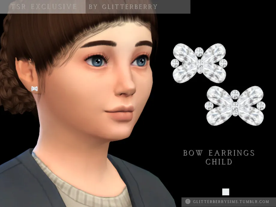 Bow Earrings Childd