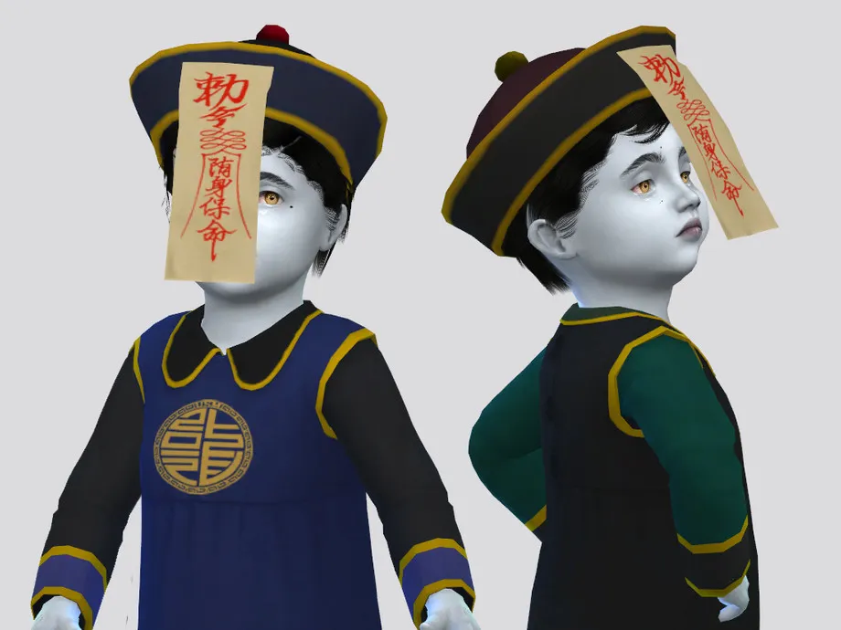 Jiangshi Hat Toddler