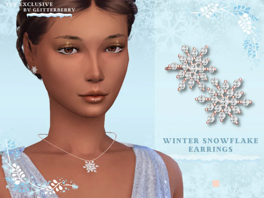 Winter Snowflake Earrings