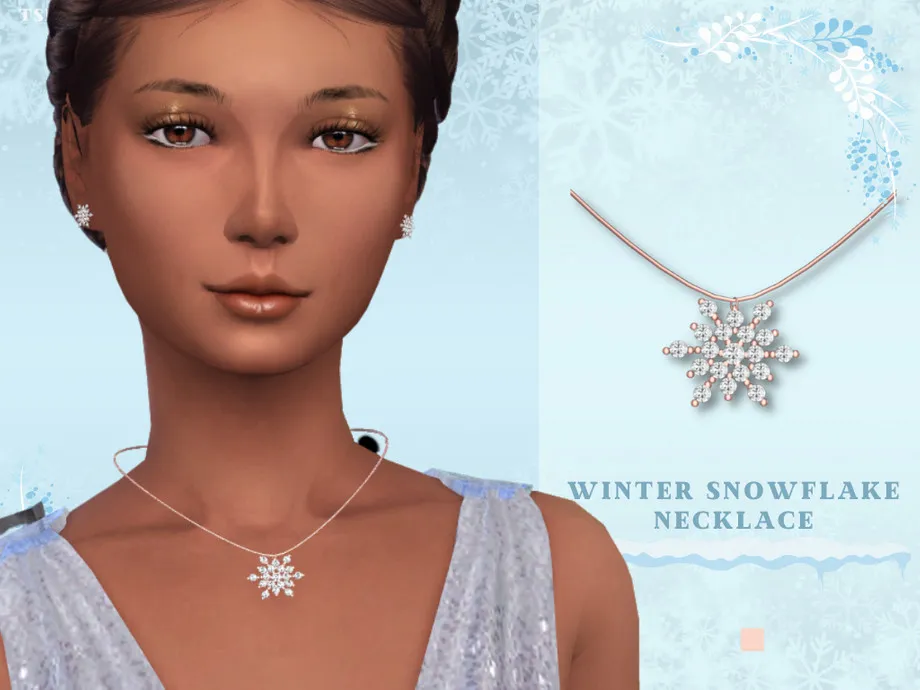 Winter Snowflake Necklace
