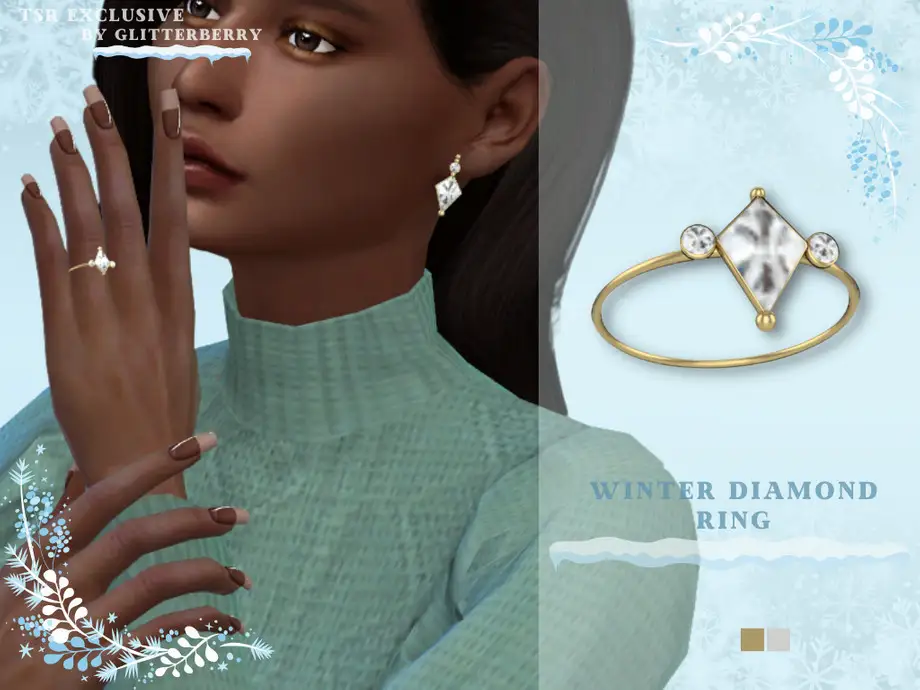 Winter Diamond Ring Left