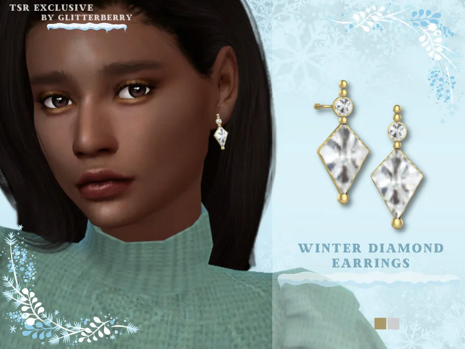 Winter Diamond Earrings