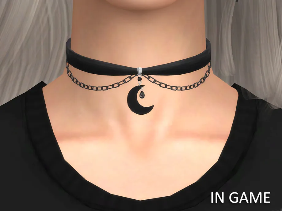 Gothic Moon Choker