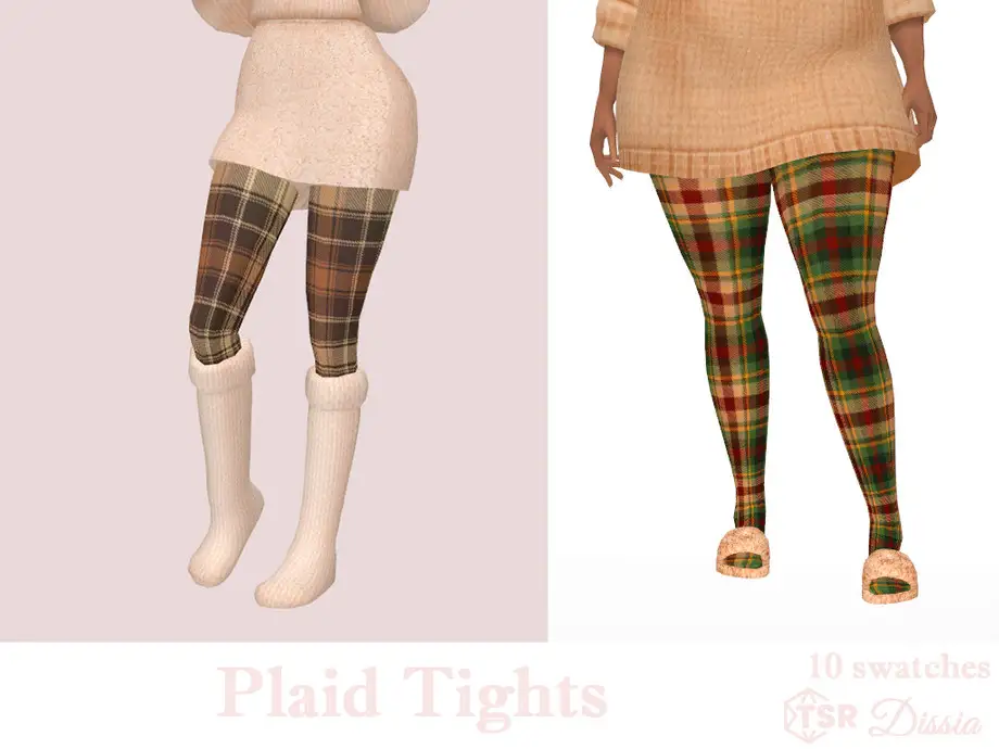 Plaid Tights