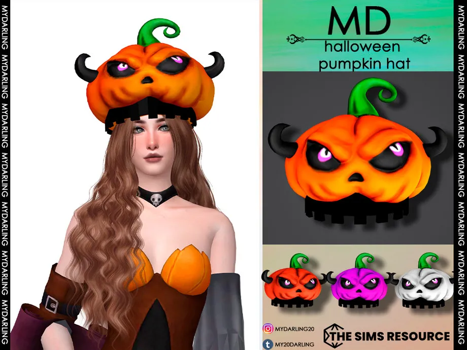 halloween pumpkin hat Adult